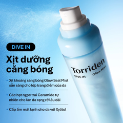 Xịt Dưỡng Torriden Dive In Glow Mist 120ml Căng Bóng Da Xịt Dưỡng Cấp Ẩm