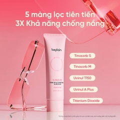 Kem Chống Nắng Nâng Tone Beplain Sunmuse Tone Up & Correcting Sunscreen Peach Pink SPF50+ PA++++ 50ml