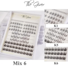 Lông Mi Giả Mi Chùm The Giver Mix (Mi Trên Mi Dưới)
