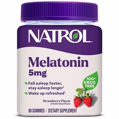 Kẹo Dẻo Ngủ Ngon Natrol Gummies Melatonin 5mg