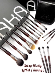 Bộ Cọ Trang Điểm Make Up Cá Nhân Laka 16 Cây