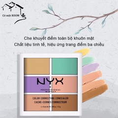 Bảng Che Khuyết Điểm Triệt Sắc Tạo Khối NYX Correcting Concealer