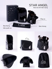Bộ Cọ Trang điểm Chuyên Nghiệp Celin Star Angel 36  Lông hú Cao Cấp