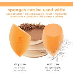 Set Mút Trang Điểm Tán Nền Real Techniques 2 Miracle Complexion Sponge