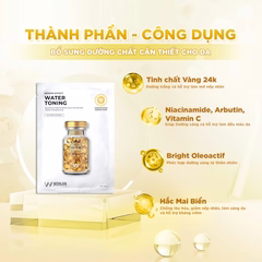 Mặt Nạ Wonjin Dưỡng Trắng Effect Water Toning Concentrated Essence Mask 30g (Vàng)