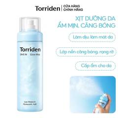 Xịt Dưỡng Torriden Dive In Glow Mist 120ml Căng Bóng Da Xịt Dưỡng Cấp Ẩm