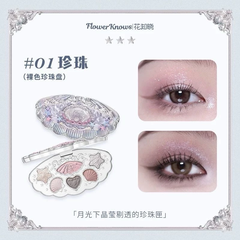 Bảng Phấn Mắt Vỏ Sò Flower Knows Shell 's Jewel Collection 6 ô