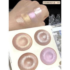 Phấn Bắt Sáng MSYAHO 4 Color Power Highlight Makeup Palette Glitter Eyeshadow Palette Gold Bronze