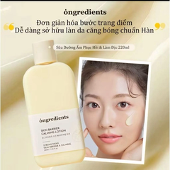 Sữa Dưỡng Ẩm, Kem Lót Căng Bóng Ongredients Skin Barrier Calming Lotion