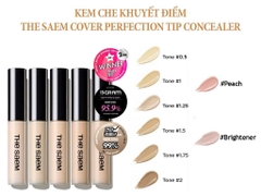 Che Khuyết Điểm The Saem Cover Perfection Tip Concealer SPF28/PA++ 6.5g