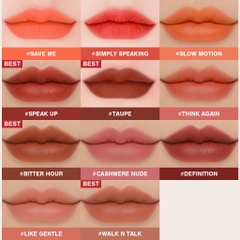 Son Kem 3CE Velvet Lip Tint 4g