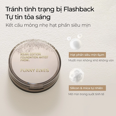 Funny Elves Phấn Phủ Bột Thanh Sương Mịn Màng, Trong Suốt, Kiềm Dầu 12H, Mờ Lì, Không Xỉn Màu 8g