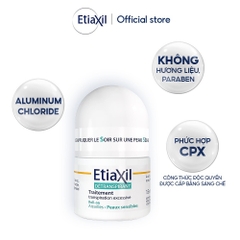 Lăn Nách Khử Mùi EtiaXil Detranspirant Traitement Roll-On Peaux Normales 15ml
