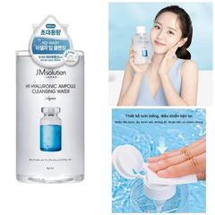 Nước Tẩy Trang JM Solution H9 Hyaluronic Ampoule Cleansing Water