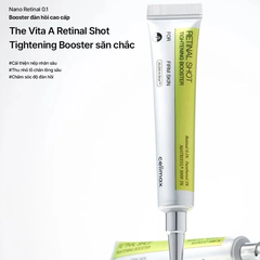 Tinh Chất Dưỡng Celimax Hỗ Trợ Chống Lão Hóa, Thu Nhỏ Lỗ Chân Lông The Vita-A Retinal Shot Tightening Booster 15ml