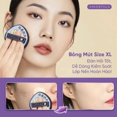 Set Bông Mút Amortals Black Bonus Powder Puff Set