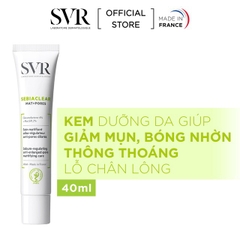 Kem Dưỡng Cải Thiện Mụn , Thông Thoáng Lỗ Chân Lông SVR Sebiaclear Mat + Pores