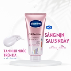 Sữa Dưỡng Thể Vaseline Healthy Bright Gluta Hya Serum Burst Lotion Dewy Radiance 70x