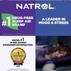 Kẹo Dẻo Ngủ Ngon Natrol Gummies Melatonin 5mg