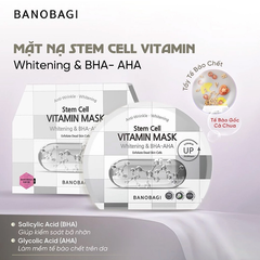 Mặt Nạ Banobagi Stem Cell Vitamin Mask Whitening and BHA-AHA 30g (Xám)