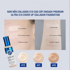 Kem Nền Collagen Ultra X10 Enough Foundation SPF50 100ml