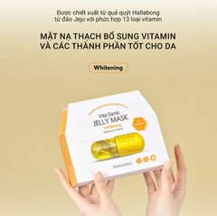 Mặt Nạ Banobagi Premium Vita Genic Jelly Mask Whitening Giúp Mờ Thâm, Trắng Sáng Da 30g (Vàng)