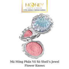 Phấn Má Hồng Hoa Biết Flower Knows Shell's Jewel Silk Satin Blush
