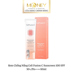 Kem Chống Nắng Cell Fusion C Nâng Tông Ráo Mịn Kiềm Dầu Brightening Tone Up Sunscreen 100 Spf50+ Pa ++++