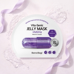 Mặt Nạ Banobagi Premium Vita Genic Jelly Mask Vitalizing Nâng Cơ, Chống Lão Hóa 30g (Tím)
