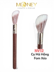 Cọ Má Hồng Lông Tự Nhiên Form Vát Xéo Cán Gỗ NV12