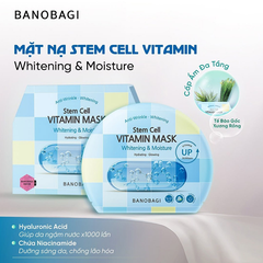 Mặt Nạ Cấp Ẩm , Trắng Da Banobagi Stem Cell Vitamin Mask Cấp Ẩm, Sáng Da Whitening & Moisture 30g