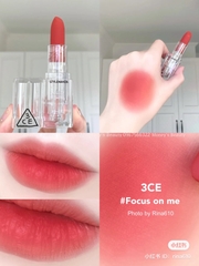 Son Thỏi Lì 3CE Soft Matte Lipstick  Transparent Shell 3.5g