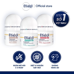 Lăn Nách Khử Mùi EtiaXil Detranspirant Traitement Roll-On Peaux Normales 15ml