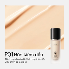 Kem Nền Kiểm Soát Dầu Lâu Trôi Chống Thấm Nước Suốt 24h Carslan Lasting Cover Foundation 30ml