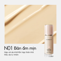 Kem Nền Kiểm Soát Dầu Lâu Trôi Chống Thấm Nước Suốt 24h Carslan Lasting Cover Foundation 30ml
