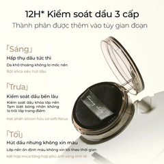 Funny Elves Phấn Phủ Bột Thanh Sương Mịn Màng, Trong Suốt, Kiềm Dầu 12H, Mờ Lì, Không Xỉn Màu 8g