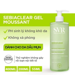 Sữa Rửa Mặt SVR Sebiaclear Gel Moussant