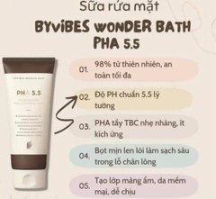 Sữa Rửa Mặt Byvibes Wonder Bath PHA 5.5