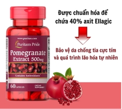 Viên Uống Chống Nắng Puritan’s Pride Pomegranate Extract 250mg Puritan's Pride