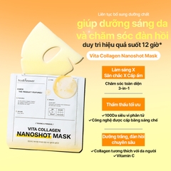 Mặt Nạ Thạch Collagen Nano Sáng Da Căng Bóng MediAnswer Vita Collagen Nanoshot Mask 37g