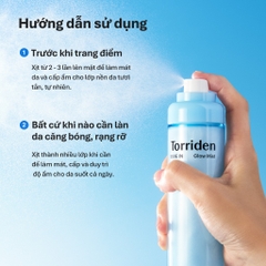 Xịt Dưỡng Torriden Dive In Glow Mist 120ml Căng Bóng Da Xịt Dưỡng Cấp Ẩm