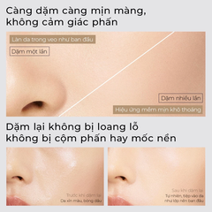 Phấn Phủ Nén Kim Cương Funny Elves Seamless Translucent Powder Kết Cấu Siêu Mỏng Nhẹ Trong Suốt