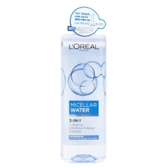 Nước Tẩy Trang Cho Mọi Loại Da 3-in-1 LOreal Paris Micellar Water 400ml