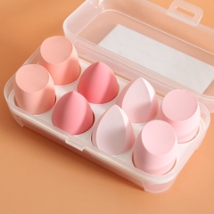 Set Bông Mút Trang Điểm Makeup Hộp Nhựa
