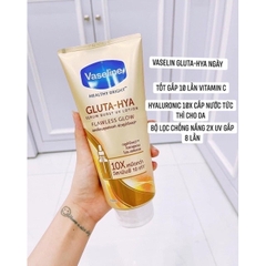 Sữa Dưỡng Thể  Vaseline Healthy Bright Gluta-Hya Serum Burst Lotion 330ml
