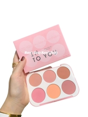Bảng Má Hồng Into You Six-Color Blush Palette