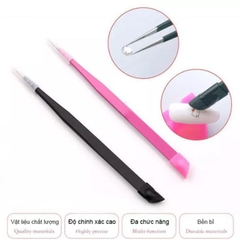 Nhíp 2 Đầu Đính Đá Gắn Mi