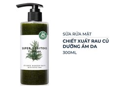Sữa Rửa Mặt Rau Củ Byvibes Wonder Bath Super Vegitoks Cleanser 300ml