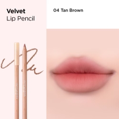 Chì Kẻ Viền Môi Clio Velvet Lip Pencil Set 1.45g (tặng kèm chuốt chì)