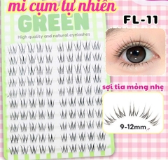 Lông Mi Giả Mi Chùm Chùm Green